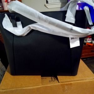 NWT KATE SPADE GORGEOUS BLACK XTRA LARGE TOTE WITH LONG STRAP